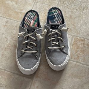 Never worn sperry slide ons - memory foam